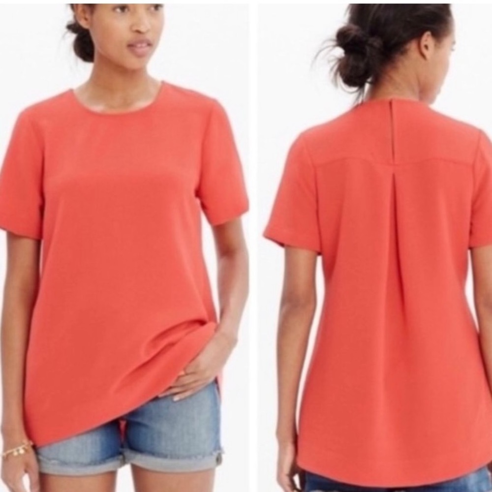 Madewell Womens crepe blouse - Coral